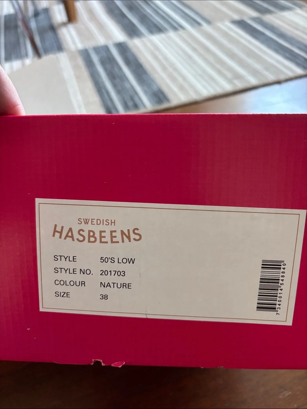 Swedish Hasbeens 50s low heel size 38